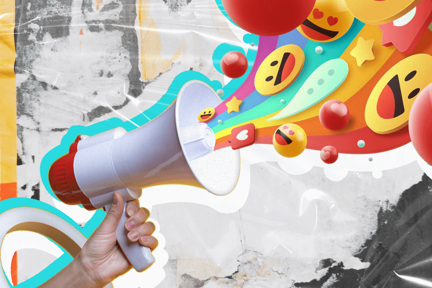 photo of a megaphone for brand voice