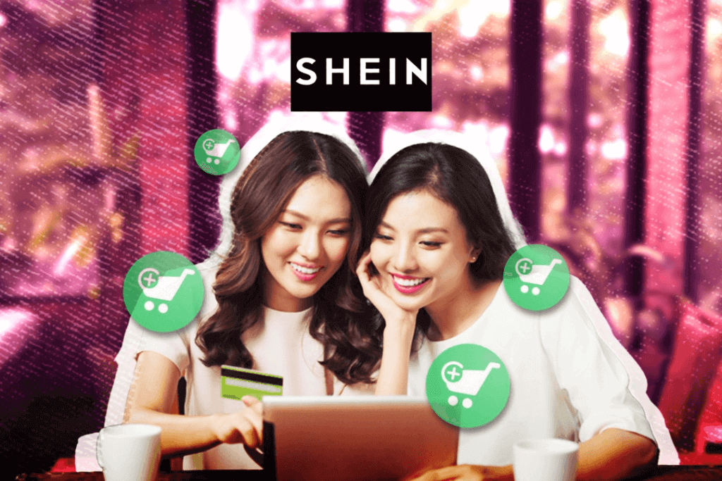 women who are doing online shopping at Shein
