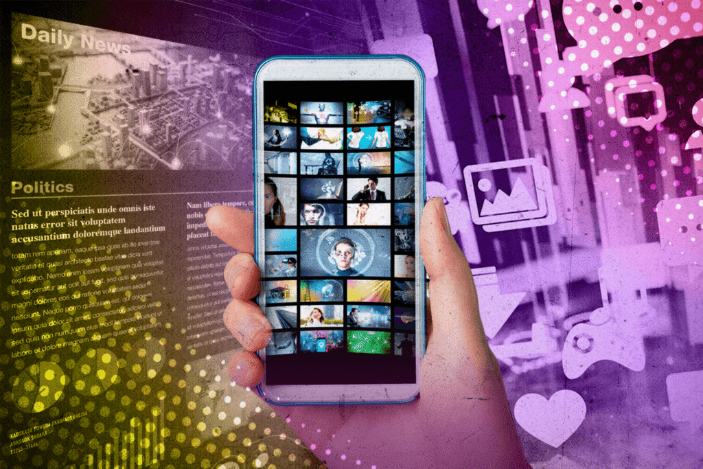 photo of smartphone for balancing engagement metrics and content