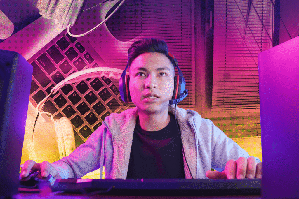 photo of a professional gamer for M2's blog on E-sports in the Philippines The Rise of Professional Gaming