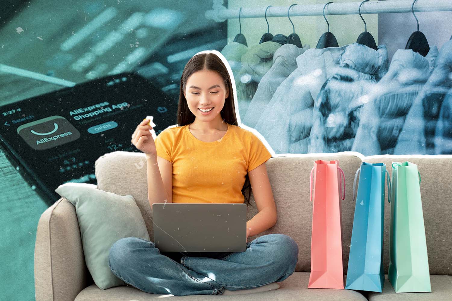 photo of a woman doing online shopping. the pandemic has paved the way for the rise of the pandemic buyer and a new era of retail