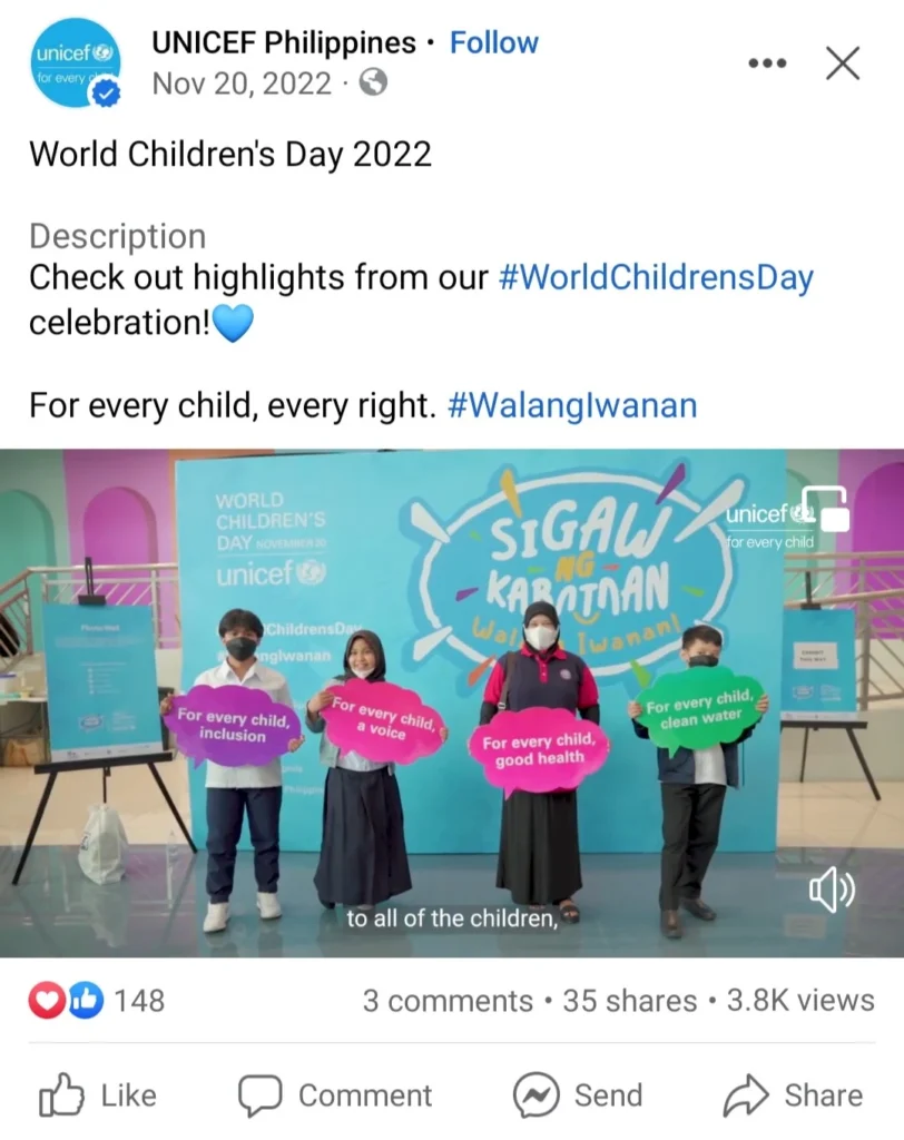 PR and event management | world children's day 2022