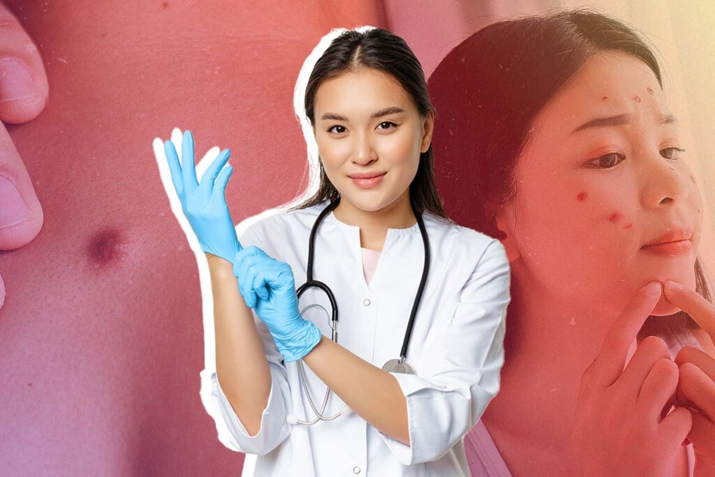 photo of medical influencer Dr Sandra Lee aka Dr Pimple Popper on YouTube