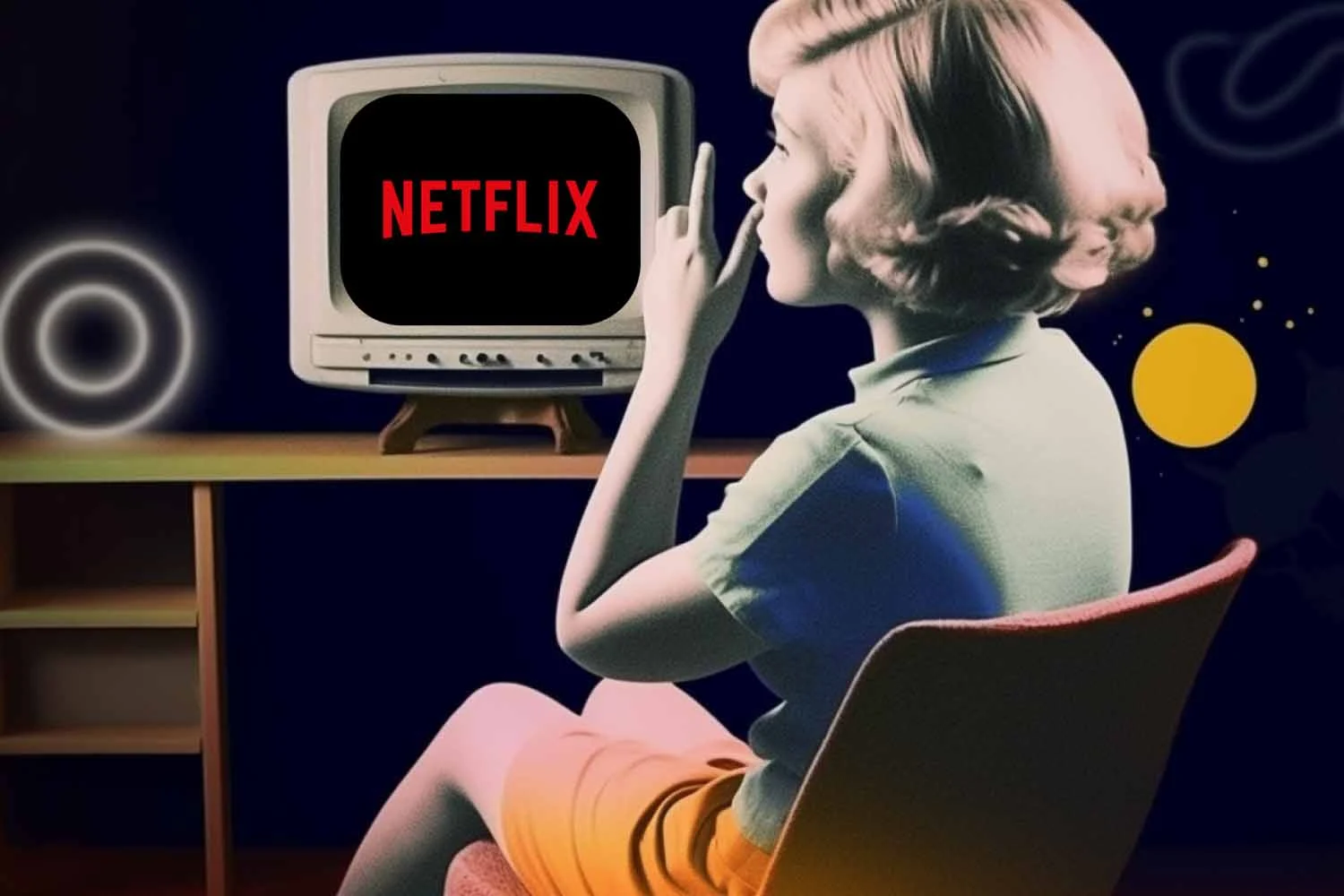 A woman watching Netflix, a popular streaming service. Thumbnail for a blog that talks about the features viewers look for in their streaming services