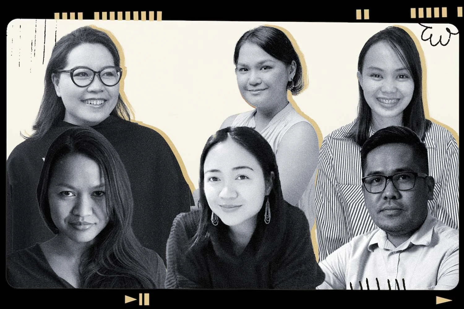 Portrait shots of six Filipino filmmakers to keep on your radar.