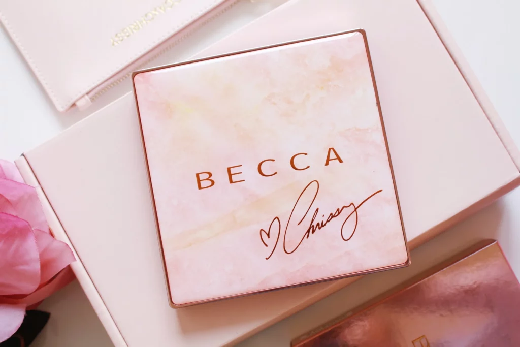 Becca Cosmetics and Chrissy Teigen collaborations for their influencer marketing campaign.