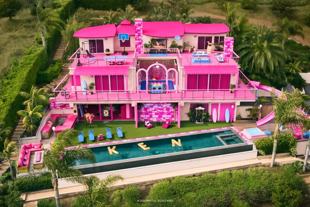 Collaboration of Barbie with Airbnb.