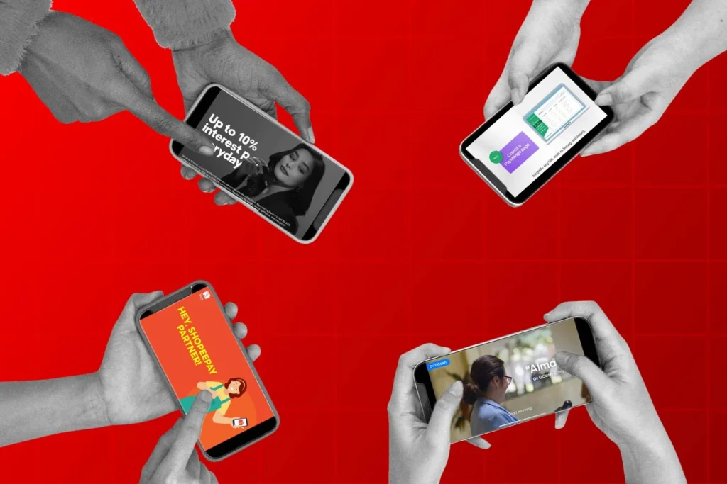 Clips from the successful fintech video campaigns, including, Paymaya, Gcash, Shopee and Paymongo.