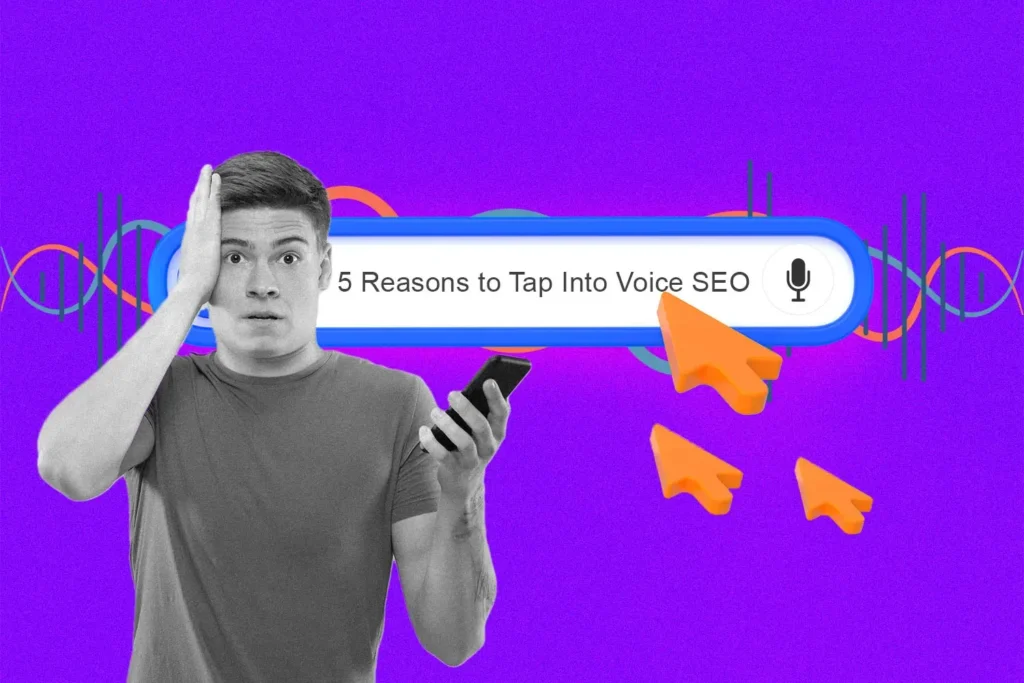 Photo of a person confused and searching for reasons to tap into voice SEO.