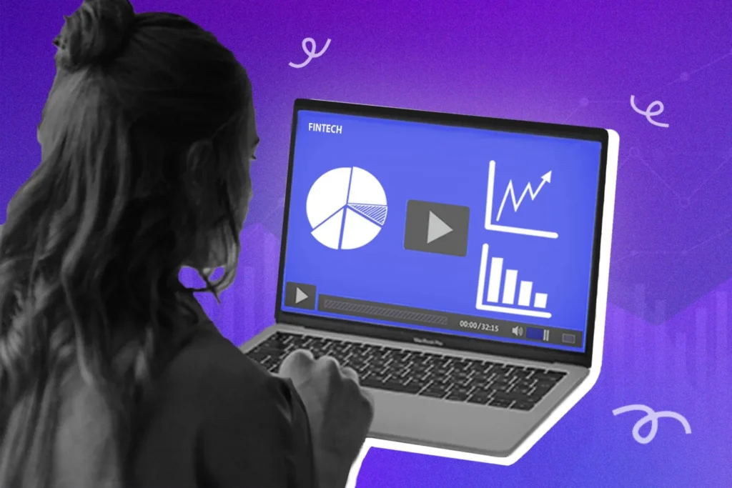 Photo of a person utilizing lofi videos for their fintech marketing strategy.