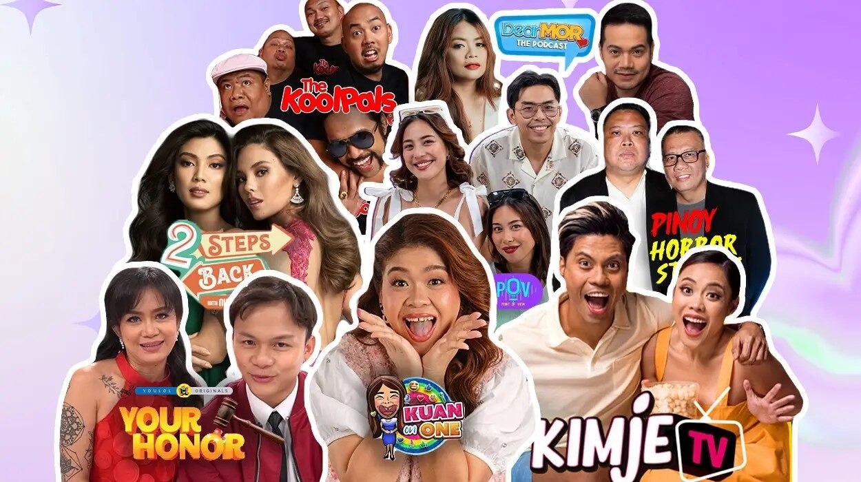 A collage of Best Filipino Podcasters