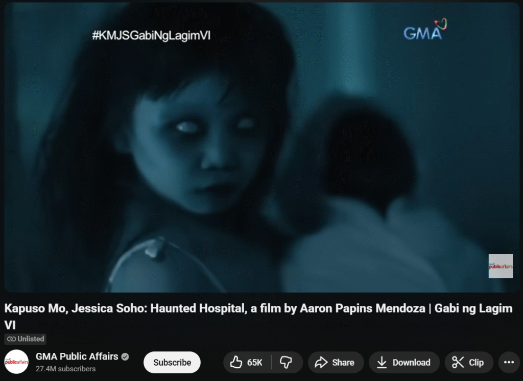 One of the best KMJS Gabi ng Lagim episodes - "Haunted Hospital" – (Gabi ng Lagim VI, 2018)