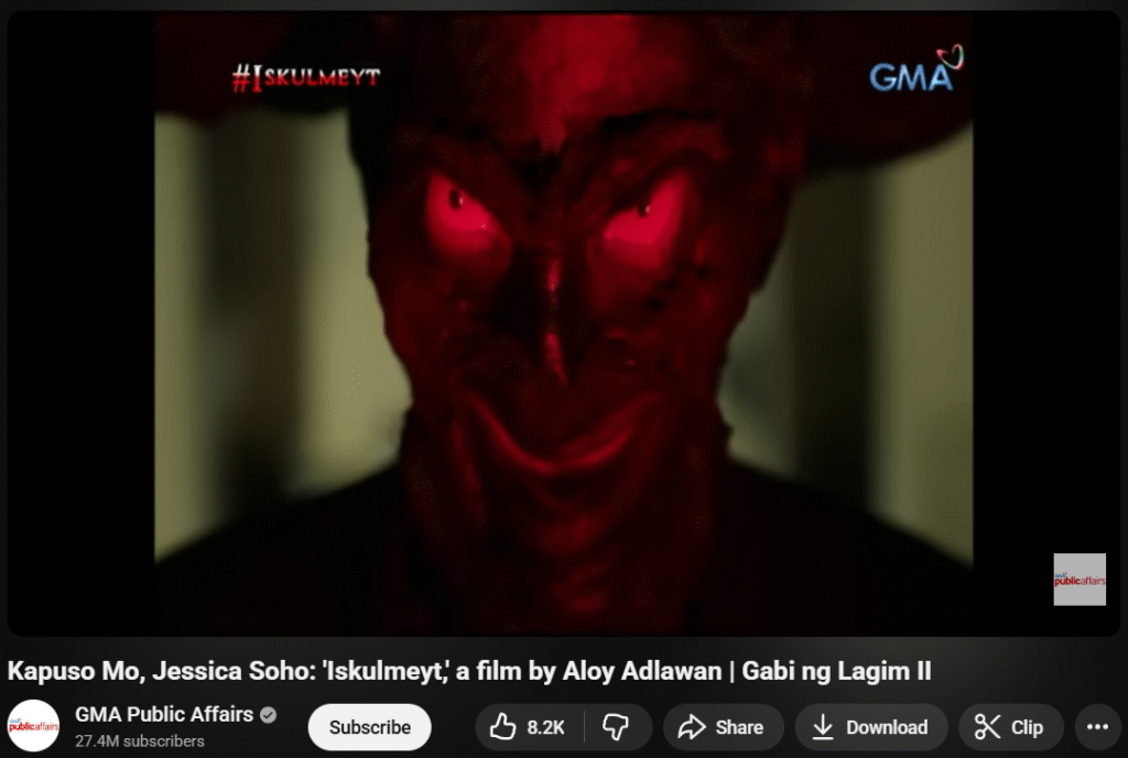 One of the best KMJS Gabi ng Lagim episodes -"Iskulmeyt" – (Gabi ng Lagim II, 2014)
