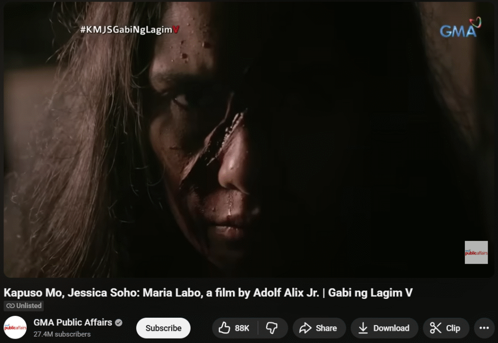 One of the best KMJS Gabi ng Lagim episodes - "Maria Labo" – (Gabi ng Lagim V, 2017)