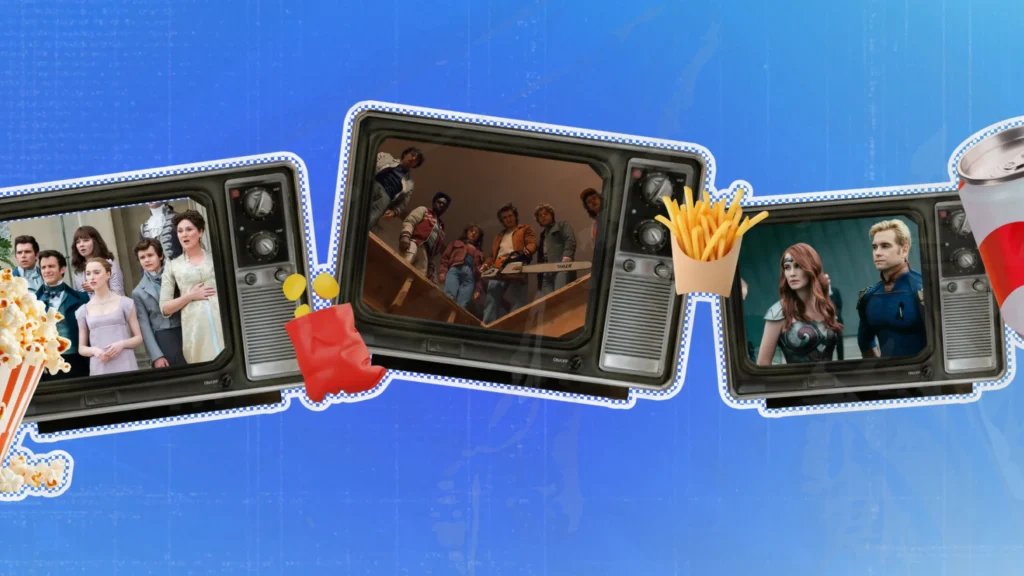 An exhausted Filipino influencer at a cluttered desk with ring lights, cameras, phones showing low engagement, depicting creator burnout and stress.