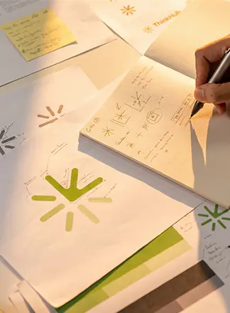 Post-it planning wall